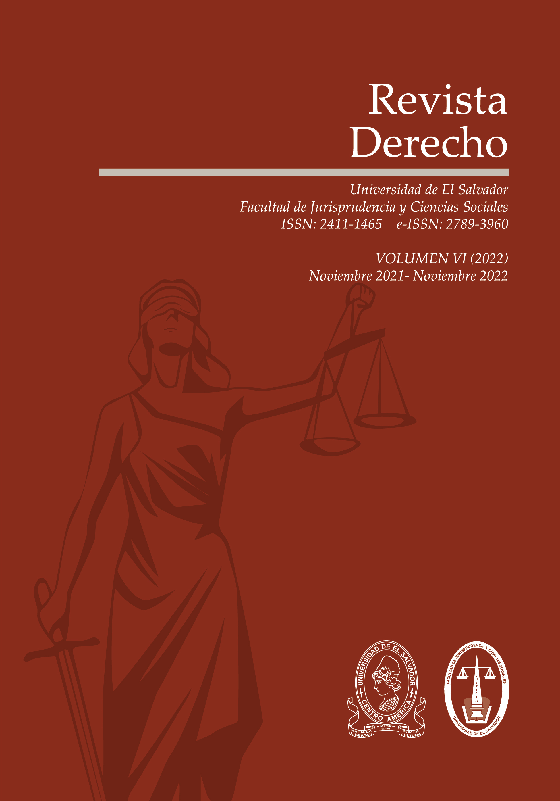 					Ver Vol. 6 (2022): Revista Derecho
				