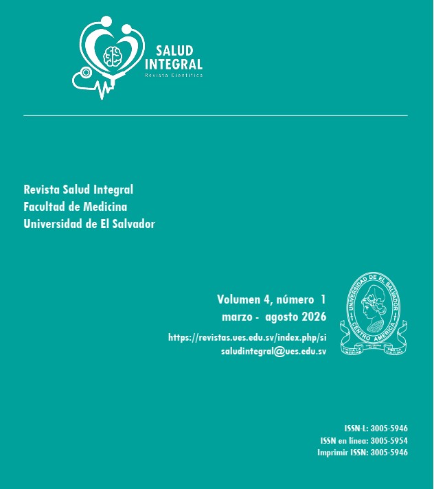 					Ver Vol. 4 Núm. 1 (2026): Salud Integral. Marzo-Septiembre
				