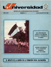 					View No. 10 (1989): La Universidad Año CXIV Número 10 Jul-Ago 1989
				