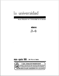 					View No. 3-4 (1969): La Universidad, N3-4 Año 94 Mayo-Agosto 1969
				