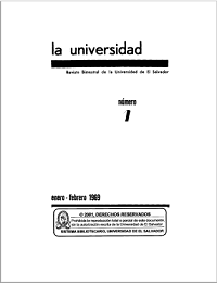 					Ver Núm. 1 (1969): La Universidad, No 1 Año 94 Enero-Febrero 1969
				