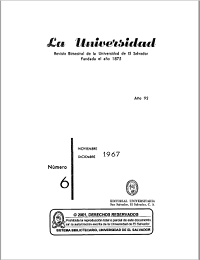 					Ver Núm. 6 (1967): La Universidad, No 6 Noviembre-Diciembre 1967
				
