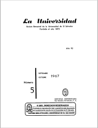 					Ver Núm. 5 (1967): La Universidad, No 5 Septiembre-Octubre 1967
				
