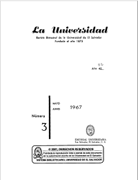 					Ver Núm. 3 (1967): La Universidad, No 3 Mayo-Junio 1967
				