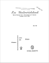 					Ver Núm. 2 (1966): La Universidad, No 2 Marzo-Abril 1966
				