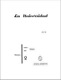 					Ver Núm. 2 (1965): La Universidad, No 2 Marzo-Abril 1965
				