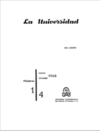 					Ver Núm. 1-4 (1962): La Universidad, No 1-4 Enero-Diciembre 1962
				