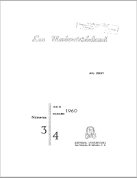 					Ver Núm. 3-4 (1960): La Universidad, No 3-4 Julio-Diciembre 1960
				
