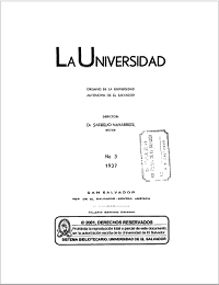 					Ver Núm. 3 (1937): La Universidad, No 3 1937
				