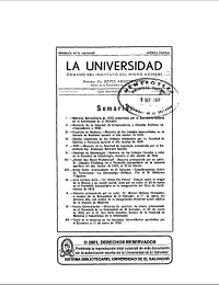 					Ver Núm. 1 (1936): La Universidad, No 1 1936
				