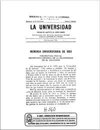 					Ver 1933: La Universidad, 1933
				