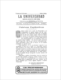 					Ver Núm. 2 (1931): La Universidad No 2 1931
				