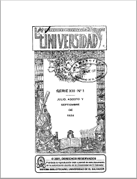 					Ver Núm. 1 (1924): La Universidad, No 1 1924
				