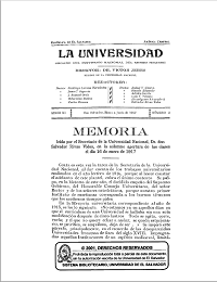 					Ver Núm. 2 (1917): La Universidad, No 2 1917
				