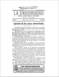 					Ver Núm. 8 (1913): La Universidad, Serie IX No 8 1913
				
