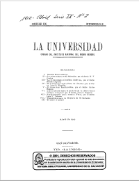 					Ver Núm. 2 (1912): La Universidad, Serie IX No 2 1912
				