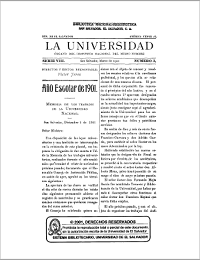 					Ver Núm. 3 (1902): La Universidad, Serie VIII No 3 1902
				