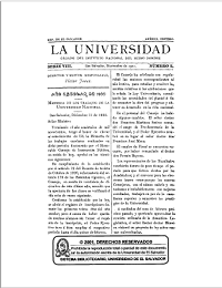 					Ver Núm. 2 (1901): La Universidad, Serie VIII No 2 1901
				