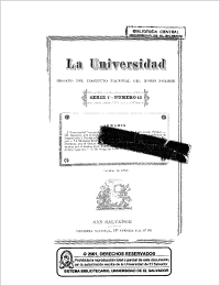 					Ver Núm. 12 (1897): La Universidad, Serie VII No 12 1897
				