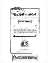 					Ver Núm. 11 (1897): La Universidad, Serie VII No 11 1897
				