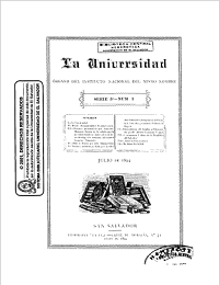 					Ver Núm. 1 (1894): La Universidad, Serie V No 1 1894
				