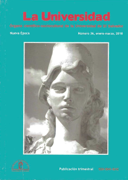 					Ver La Universidad, Nueva Época, Volumen 11, N.° 36,  enero-marzo 2018
				