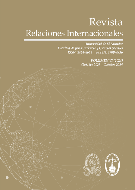 					Ver Vol. 6 Núm. 2 (2024): Revista Relaciones Internacionales
				