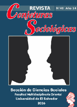 					Ver Vol. 14 Núm. 40 (2026): Revista Conjeturas Sociológicas No. 40, año 14, mayo - agosto 2026
				